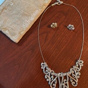 Brighton necklace and earrings
